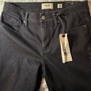Womens Miss me Black denim jeans